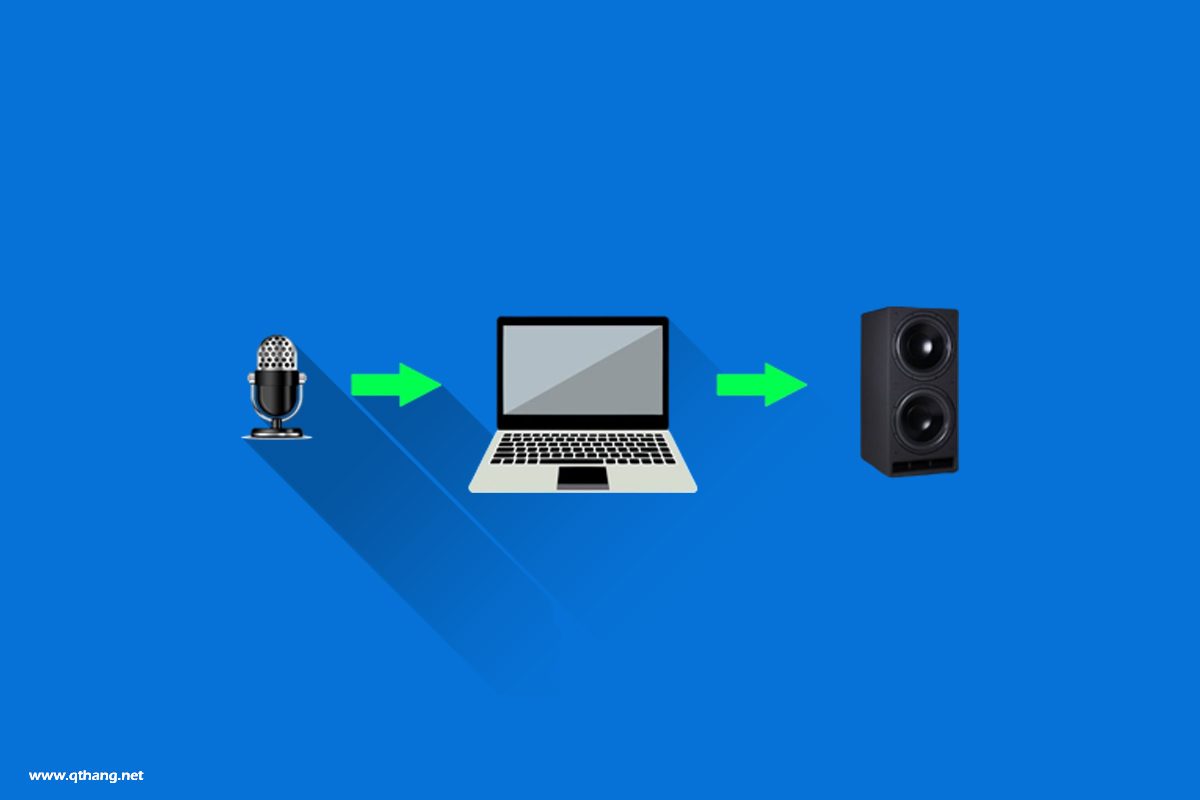 Dùng laptop làm loa speaker từ microphone